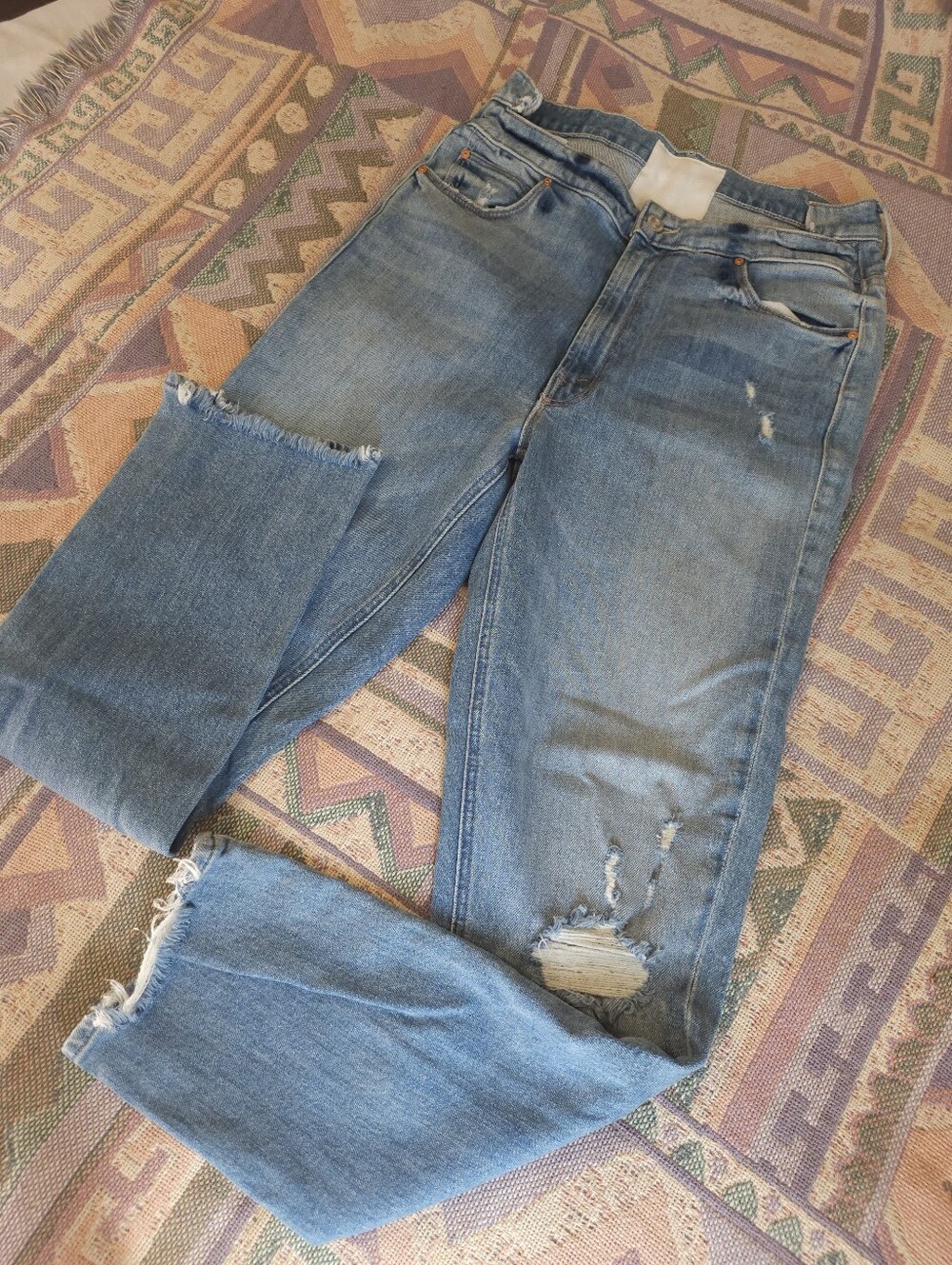 MOTHER DENIM Superior The Dazzler Shift Misbeliever Size 30
